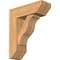 Ekena Millwork Funston Slat Smooth Bracket w/ Offset Brace, Western Red Cedar, 7 1/2"W x 22"D x 26"H BKT0806X22X26FST06SWR - alternate 1